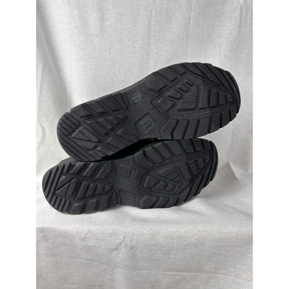 All in Motion Mens Blaise Waterproof Snow Boots Black Faux Fur Lined Size‎ 11